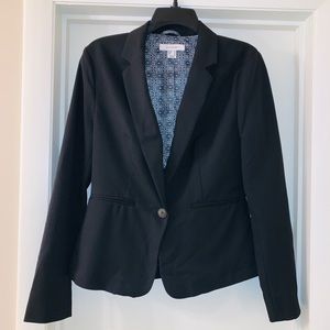 Atmosphere like new black blazer. Size 8.